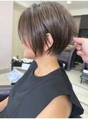 【50代・60代奈良】艶ショートボブ/髪質改善／ミセス/白髪ぼかし