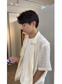 刈り上げセンターパート