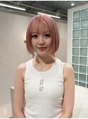 ココアベージュ/クラゲヘアー/ヘイリーボブ/小顔/栄/ボブ/黒髪