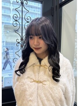 冬には透明感カラー♪