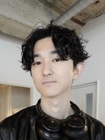 トッド(tod)&nbsp;メンズカット大人パーマニュアンスパーマ似合わせパーマ眉毛