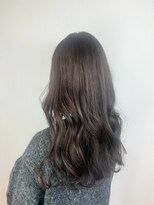 ヘアデザイン アンジェロカフェ(Hair Design Angelo cafe)&nbsp;ラベンダーブラウンカラー/ロングスタイル/20代30代40代