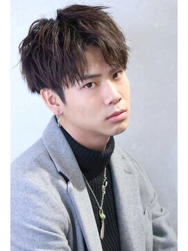 men's salon es. 新宿 メンズカット/メンズパーマ/メンズヘア【メンズサロン エス】 ニュアンスパーマ/波巻きツイストスパイラル[新宿/メンズ/men's]