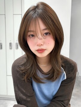 アンアミ シブヤ(Un ami shibuya) Unami】レイヤーカット／ハッシュカット/透明感カラー