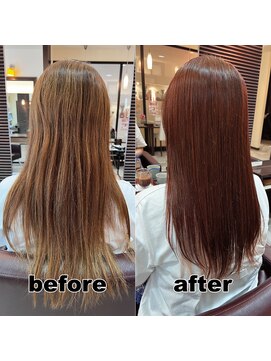 モンド ヘアクリエーション 西田店(monde hair creation) 【monde】before × after × 髪質改善