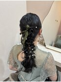 お呼ばれツイン編み下ろし★