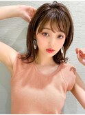 レイヤーボブ/くびれレイヤーボブ/前髪/顔周りカット