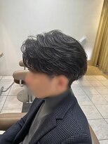 アッシュ 八王子みなみ野店(Ash) センターパート×フェザーパーマ