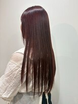 ヘアプレイスソル (HAIR PLACE SoL)&nbsp;透明感モーヴブラウン/ストレート/艶髪ロング