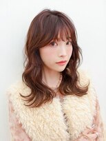 ソレイユカラー トヨカワ(SOLEIL COLOR TOYOKAWA) ミディアムレイヤーふんわりベージュハイライト