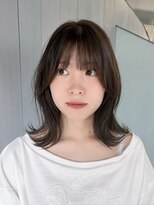 ルトワ(Lutowa)&nbsp;ダークパープル/ナチュラルショート/夏のヘアアレンジ/東広島