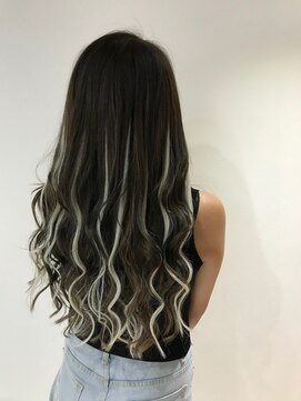 ディバイス(Device) 【Device】シールエクステ40枚+外国人風Wカラー+カット