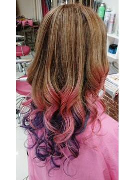 髪こうぼう グラデーションカラー