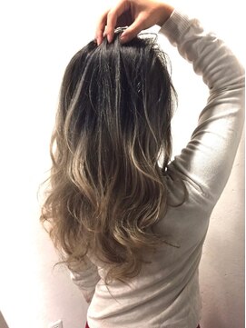 セシルヘアー 高知店(Cecil hair) バレイヤージュハイライト×ナチュラルロング