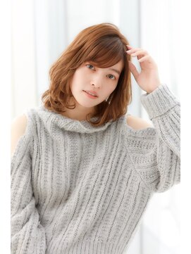 ミチオ ノザワ ヘアサロン ギンザ(Michio Nozawa HAIR SALON Ginza) ミディアムレイヤー×パーマスタイル