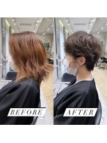 メゾンドイギー(MAISON de IGGY)&nbsp;癖を活かしてイメチェンbefore→after＊前髪