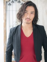 メンズヘア ビーセカンド 草加店(MENS HAIR B-2)&nbsp;大人セミウエットランダムパーマでツイストミディJ