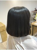 髪質改善トリートメント◎丸みボブ