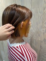 ヘアートゥリース 武蔵小杉店(hair trees) インナーカラー×ボブ