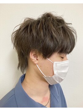 浪漫館 サンク(CINQ) マッシュショート　グレージュ＠岩下2/8