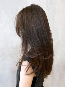 アイティーバイアルバム 藤沢店(IT by ALBUM) 毛流れレイヤーカットコットンブラウン_ba404922