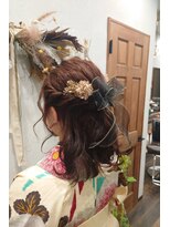 クルリ(Kururi)&nbsp;卒業式ヘア　ハーフアップ