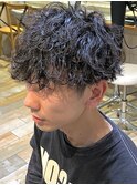 波巻きパーマ波巻きスパイラル波巻きツイスパメンズパーマ