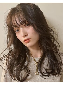 ノラギンザユー(NORA GINZA/U) コテ巻き風パーマデジタルパーマニュアンスパーマロングパーマ