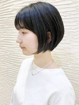 モリオ フロム ロンドン サッポロファクトリー店(morio FROM LONDON) 【morio札幌】札幌ショート 大人かわいい黒髪ショートボブ