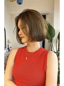 クペウ(cope'u) 透け色オリーブベージュ