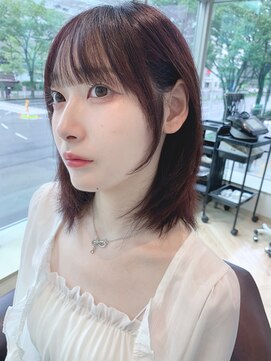 ファースト 仙台店(first) 韓国レイヤーカット、顔まわりカット