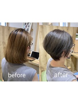 カミケンネクスト(kamiken.next) アッシュグレージュ大人コンパクトショート【カミケンネクスト】