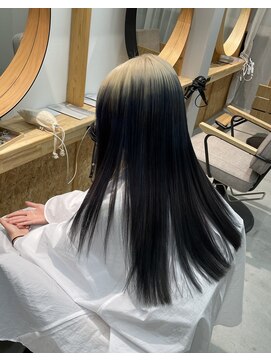 スクリバイタヒエ(SUKURI by tahie) #ルーツカラー#ブロンドヘア