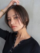 イオ 本厚木(io)&nbsp;ショートヘア似合わせカットグレージュカラーイメチェン小顔