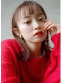 【GEEKS渋谷】オン眉/キャラメルベージュ/大人ガーリー/20代30代