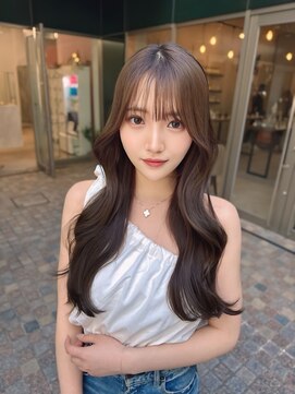 クム(kumu) 【kumu】ロングレイヤー/似合わせ前髪/小顔おくれ毛/栄/名古屋