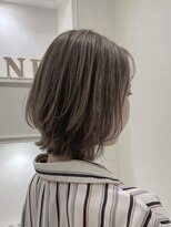 ヘアースペースブルーム リアン 岡町店(HAIR SPACE BLOOM Lien)&nbsp;【岡町/ボブレイヤー】ハイトーン/ベージュ/グレージュ