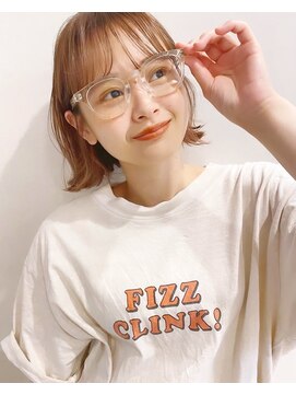 ロシェ 横浜店(loche) ウェットヘアオリーブベージュ×ブリーチなしダブルカラー×横浜