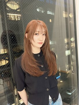 オットット(OttottO) ★美髪レイヤーロングくびれワンカール透け感メルティーカラー