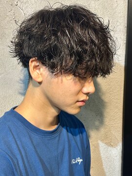 ニアウ 高崎店(Niau) 波巻きスパイラルパーマ波巻きパーマメンズパーマ群馬高崎パーマ