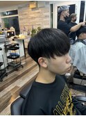 ナチュラルマッシュ（縮毛矯正）