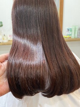 ポポラヘアー(popola hair)の写真/大人女性の方におすすめ◇髪のお悩みに合わせた施術で、自然で柔らかいストレートの仕上がりに満足度◎