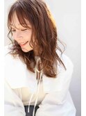 ロングレイヤー　パーマ　白髪ぼかし　名東区　大人女性