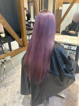 アヴァンス ジェイアール和歌山店(AVANCE.) ハイトーン×派手髪×ラベンダーカラー