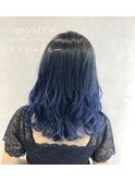 ミルクティー、エクステ、グラデーション、インナー