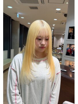 ヘアサロン アウラ(hair salon aura) 抜きっぱなしブロンド