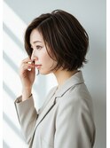 30代40代50代ショートボブ大人ショート髪質改善白髪染め
