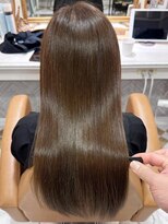 似合わせカット髪質改善縮毛矯正メルティカラーフェミニンロング