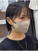 縮毛矯正でお悩み解決！パツっとボブ！