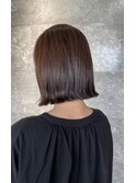 大人可愛い切りっぱなしボブ